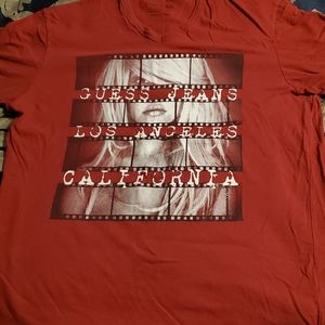 Guess Jean's tees red xl
